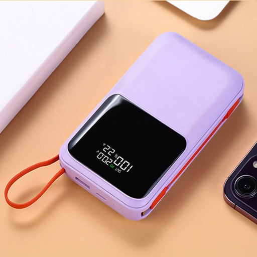 노트북 보조배터리 66W 초고속충전 30000mAh C타입 경량 휴대용 내장 케이블