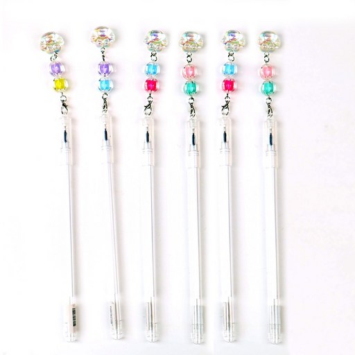 엠에스 액세서리 수성 슬림젤펜 블랙 0.5mm 6개 1세트