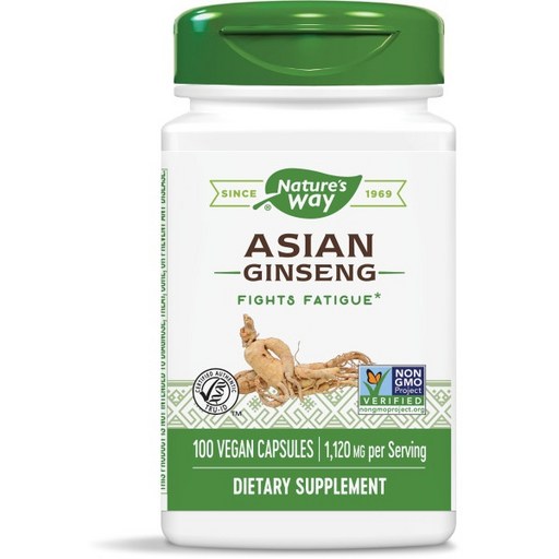 네이쳐스웨이 아시안 인삼 560mg 베지테리안 캡슐