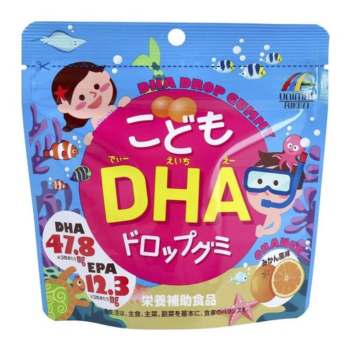 유니매트리켄 어린이 DHA 드롭 구미 젤리 90알
