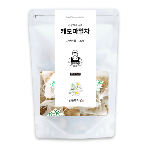 반듯한청년 캐모마일차 생분해 삼각티백