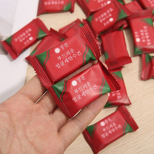 개별포장 일회용 압축 동전 코인 티슈 100P 200P 물티슈