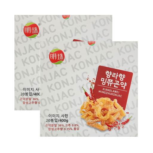 밍쮸 향라 곤약 간식 과자 마라쫀드기