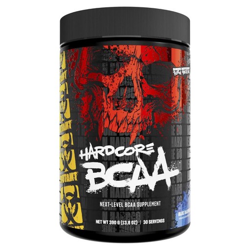 뮤턴트 하드코어 Next-Level BCAA 서플먼트 블루 라즈베리 맛