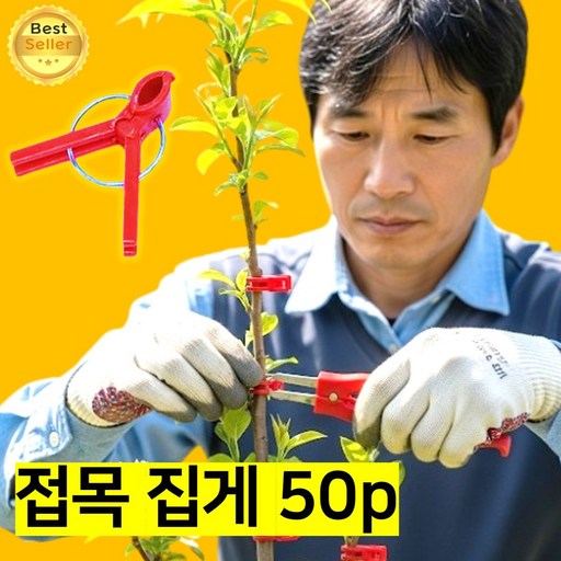 쎄네핏 접목집게 원예용집게 원예집게 접목클립 수박 포도접목집게