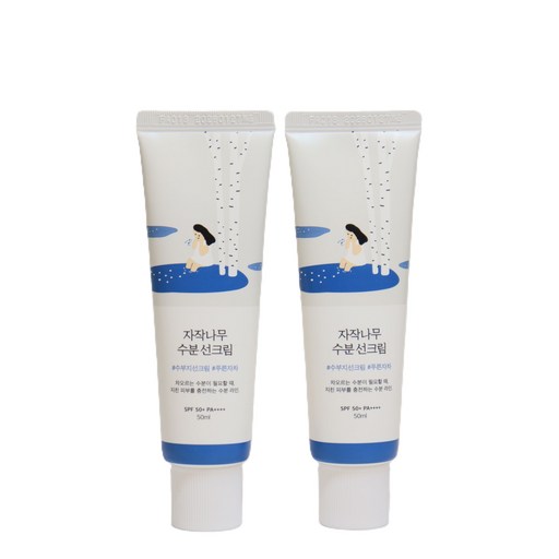 라운드랩 자작나무 수분 선크림 SPF50+ PA++++