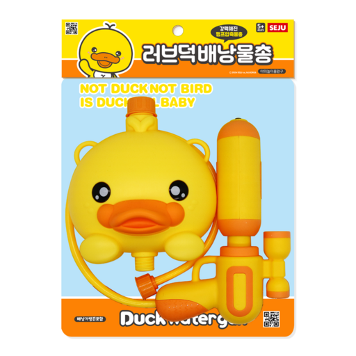 러브덕 배낭물총 워터밤 워터건 캐릭터 물총
