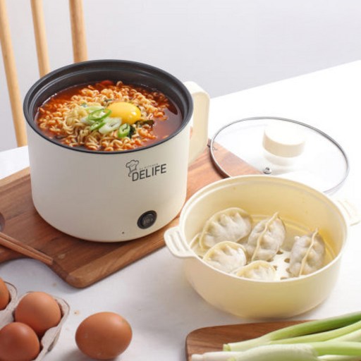 리쿡 멀티쿠커 스팀 전기 2in1 전기냄비