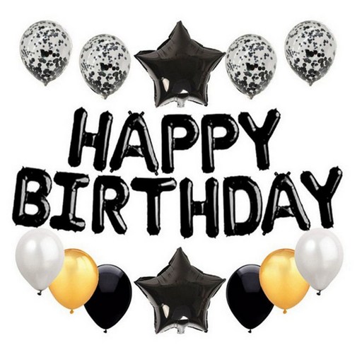 태쓰 생일 파티 풍선 세트 홈파티 생일풍선