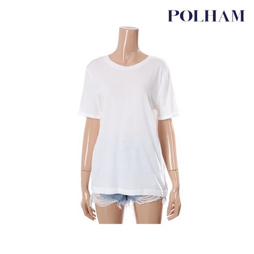 폴햄 여성 루즈핏 코튼모달 반팔 티셔츠