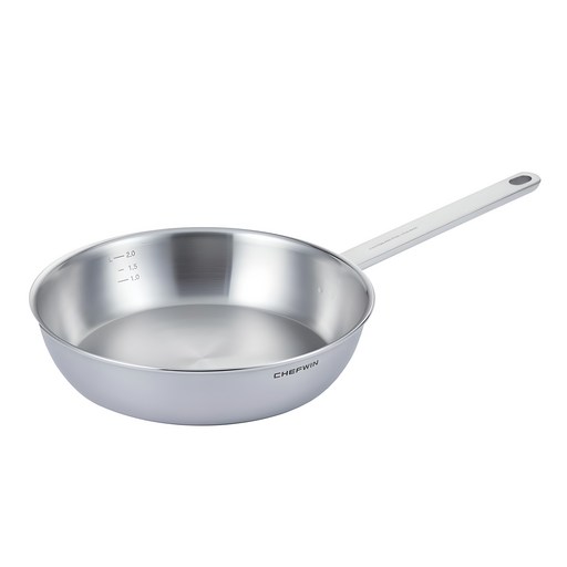 쉐프윈 인덕션 316 스테인레스 3.5mm 통5중 쏘테 후라이팬