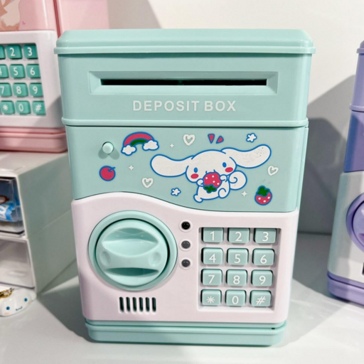 쿠로미 시나모롤 멜로디 미니 비밀번호 장치 저금통 선물