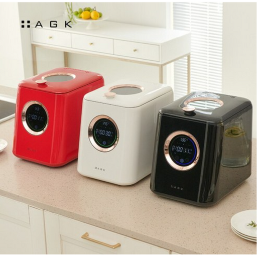 [AGK] (특가) 까루 음식물처리기 AKD-FW3G(블랙) AKD-FW3R(레드) AKD-FW3W(화이트), 색상:블랙, 상세 설명 참조