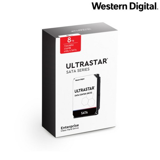 NAS 서버용 하드디스크 Ultrastar HC320 8T (SATA3/7200/256M/, 상세 설명 참조