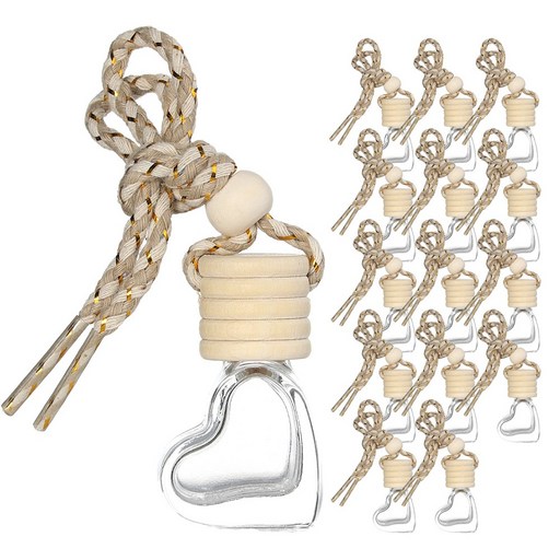 디퓨저 차량용 용기 하트 5ml 15개 디퓨져 만들기 재료, 본상품선택, 5ml, 15개