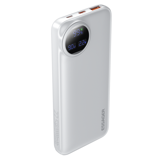 Essager 일체형 고속충전 대용량 보조배터리 10000/20000mAh PD 22.5W QC3.0 잔량표시