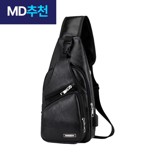 휴일여행 세컨백 슬링백 usb충전 패션 크로스백