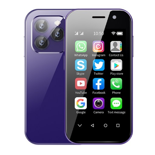 SOYES XS14 Pro 3GB RAM 32GB ROM 슈퍼 미니 스마트폰 4G LTE 3.0인치 화면 Android 12.0 옥타코어 프로세서 귀여운 소형 핸드폰 선물