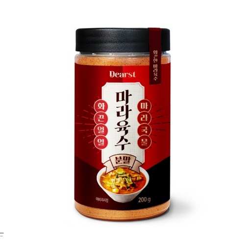 [디어스트] 마라탕 육수 소스 분말 통 200g 1통