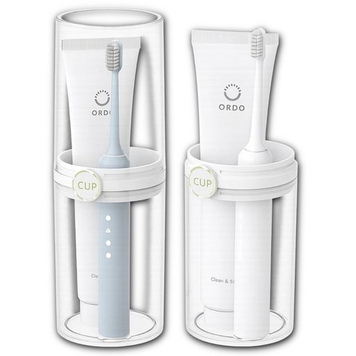 에이트몰 안심위생 투명 칫솔 케이스, 2개