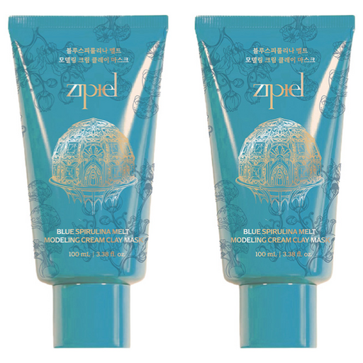 [피지흡착] 지피엘 블루스피룰리나 모공케어 멜트 모델링 크림 클레이 마스크 100ml