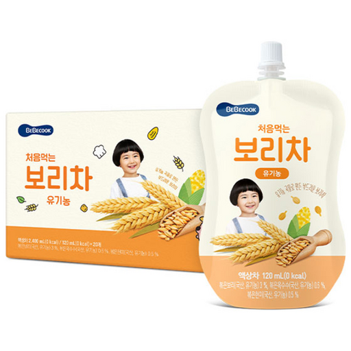 베베쿡 처음먹는 유기농 보리차