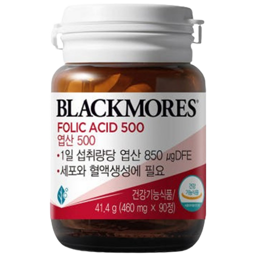 블랙모어스 엽산 500 850ug 임신준비 임산부