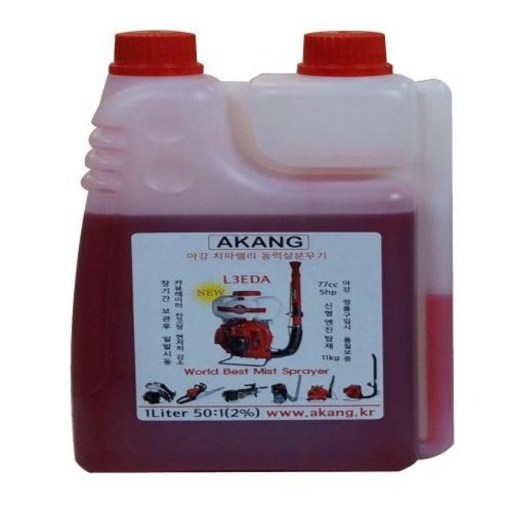 치파랠리 2사이클엔진오일 AKANG RED (1.0L)/희석비율50:1