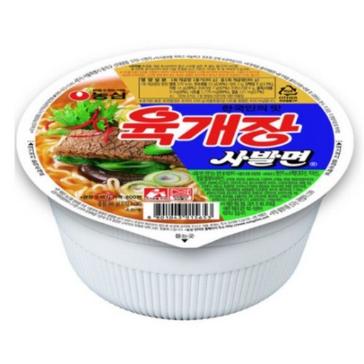 농심 육개장 사발면 86g