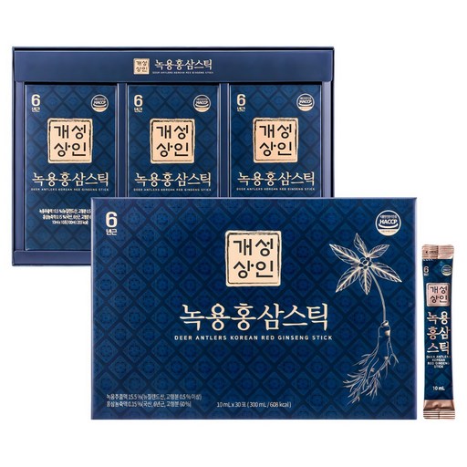 개성상인 녹용 홍삼 스틱 30개입 + 쇼핑백