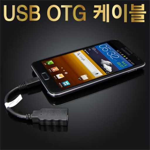 NM-OTG-01GSBK NETmate 스마트폰(갤럭시 S3/노트2) USB OTG 케이블