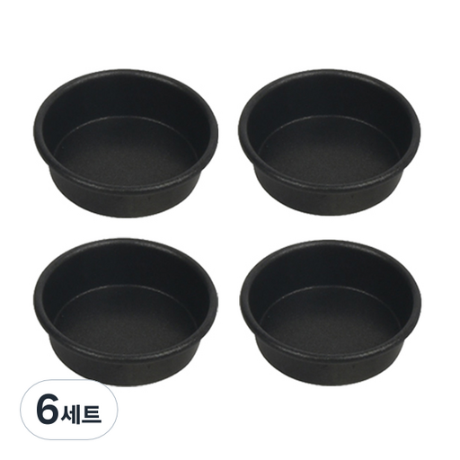 도루떼 몰드(단면코팅) 4개 // 우피파이 초코파이 견과칩