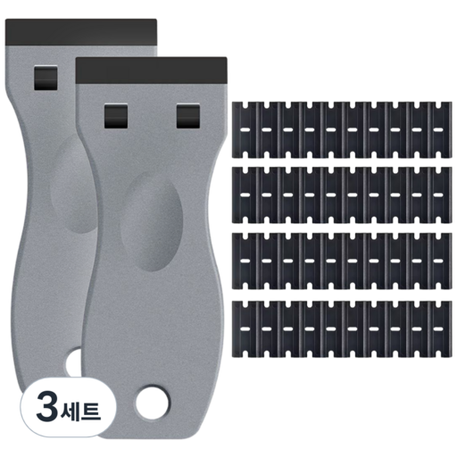 하와잇 교체형 스티커제거 스크래퍼 2p + 리필날 40p