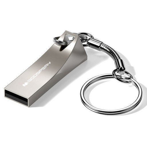 구스페리 USB 2.0 메모리 카드 실버, 64GB, 1개