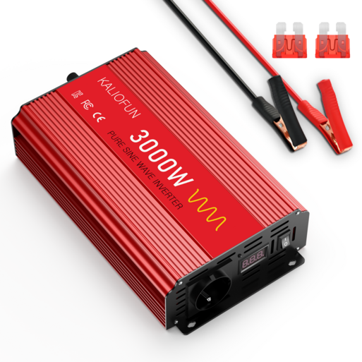 KALIOFUN 순수 정현파 인버터 220V 60HZ 태양광 캠핑용 KC인증, 1개