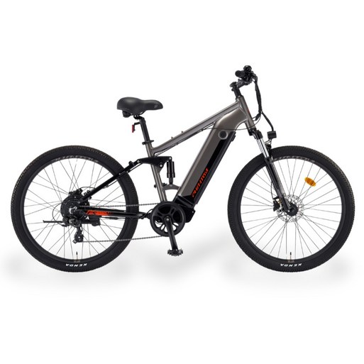 삼천리 2026 27.5 팬텀FS MTB 풀서스펜션 출퇴근 eMTB 전기자전거, 웜 실버블랙