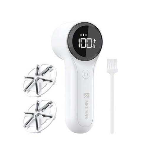 멜리언스 충전식 LED 대용량 보풀제거기 프로, MLMJD02, 화이트