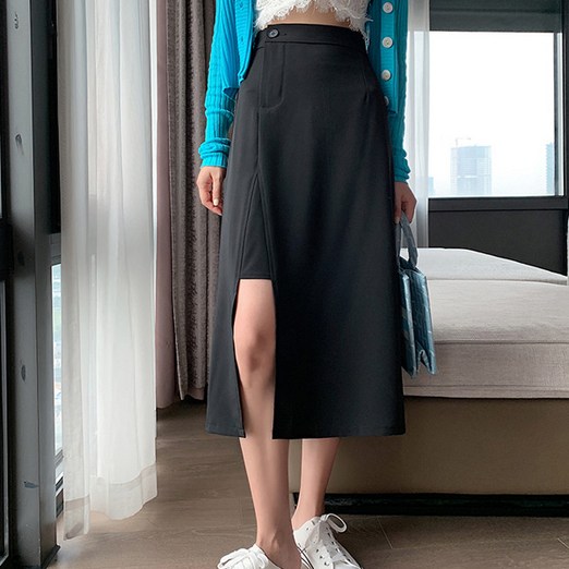 포플러앤씨 여성용 로나시온 빅사이즈 롱 스커트 P26SPSK120230