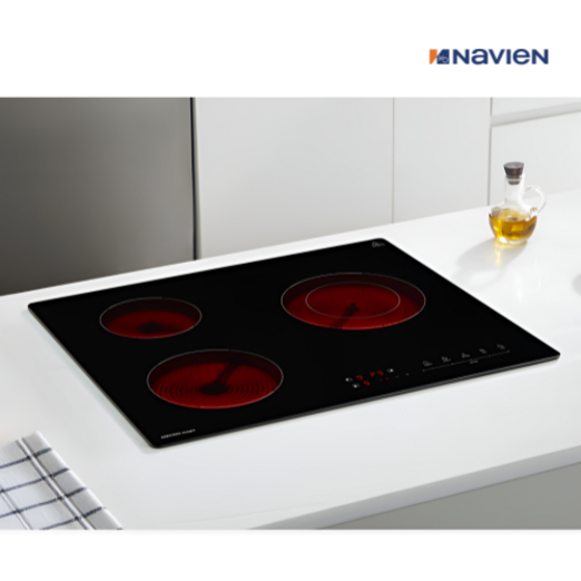 나비엔 매직 하이라이트 3구 전기레인지 쿡탑 매립형, 빌트인, ERH1403