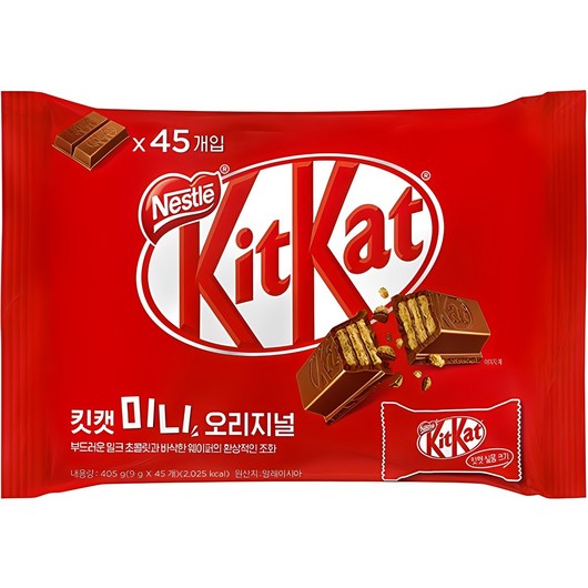 KitKat 미니 오리지널 45개입, 405g, 1개