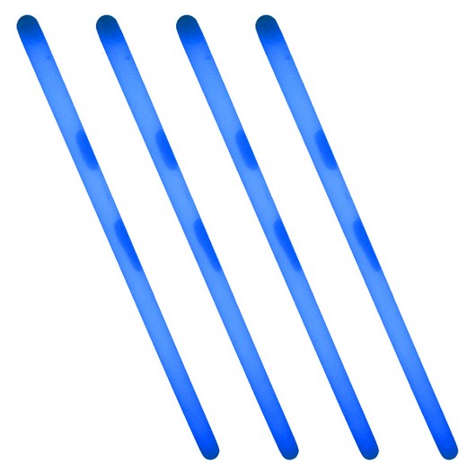 리빙다 야광봉 35cm, 블루, 4개