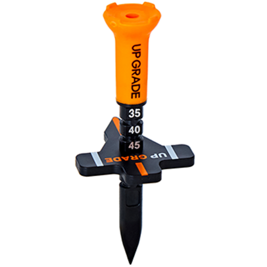 주황색 업그레이드 골프 티 1개 티케이스윙