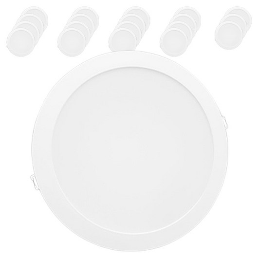 시그마엘이디 LED 슬림형 고급형 매입등 30W 230mm, 전구색, 20개