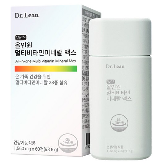 닥터린 올인원 멀티비타민미네랄 맥스 60p, 60정, 1개