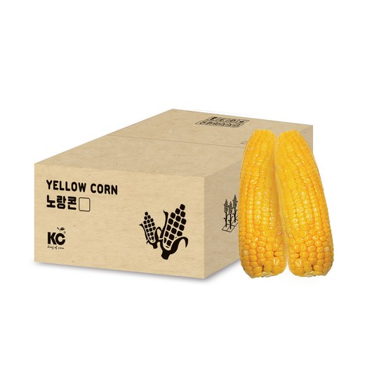 노랑콘 더블콘 옥수수 8개입, 1개, 4kg