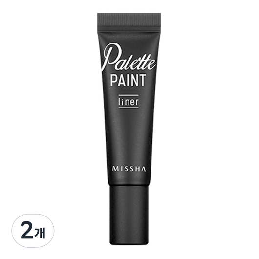 미샤 팔레트 페인트 젤 라이너 6g, 블랙, 2개