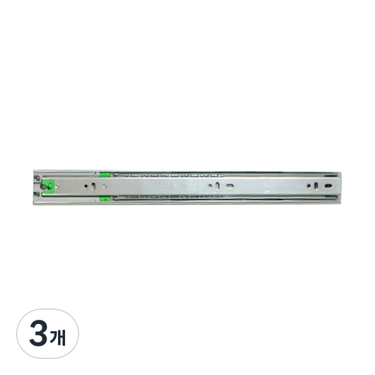 서랍레일 3단 광폭 댐핑레일 250mm, 3개