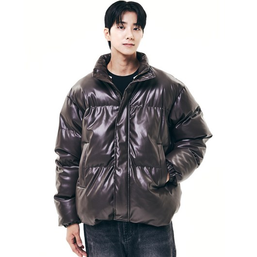 그레이블러밧 케이피피 레더 숏패딩 GJDJP14