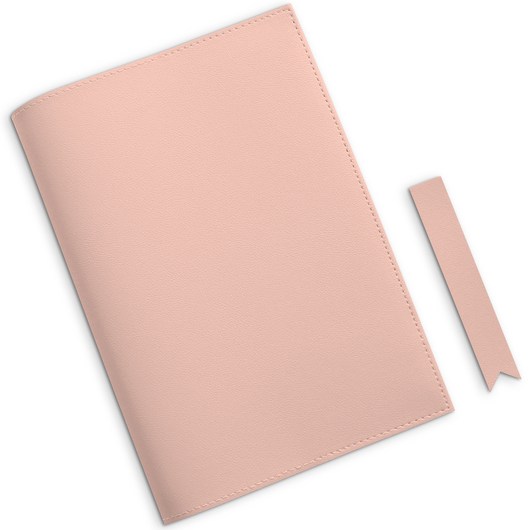 소이믹스 러브썸 인디핑크 가죽 북커버 L + 북마크 세트 성경책커버