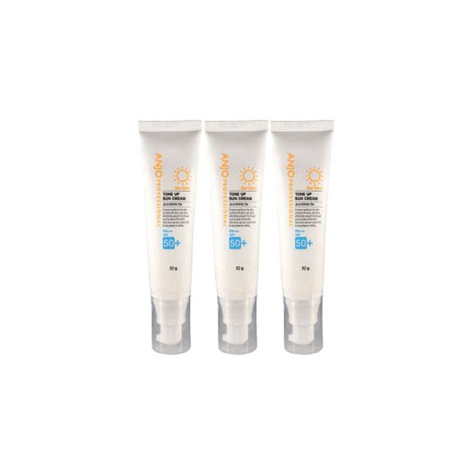 자외선 차단 피부 진정 톤업 선크림 + 헤라 클렌징 폼, 3개, 50ml